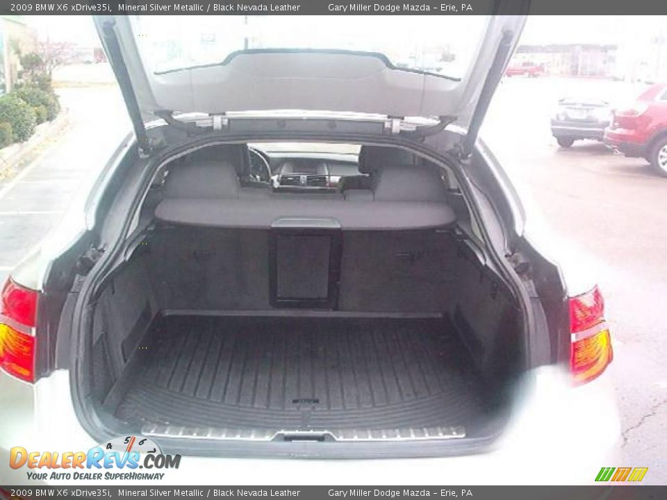 2009 BMW X6 xDrive35i Mineral Silver Metallic / Black Nevada Leather Photo #6