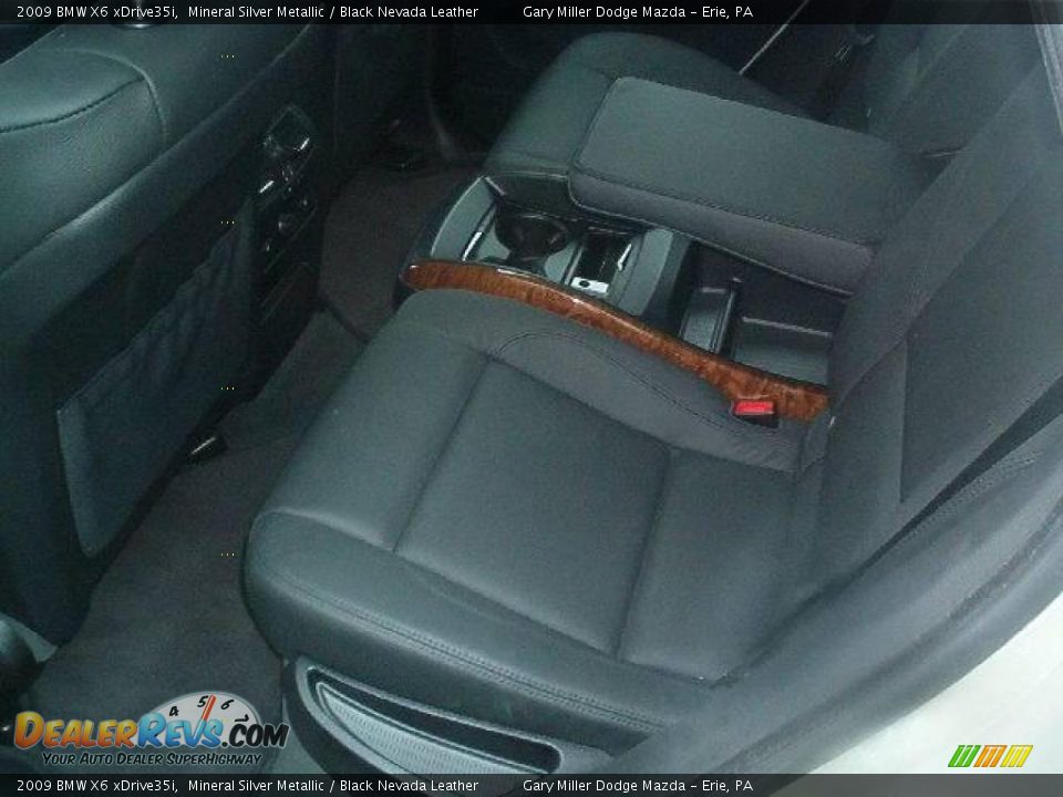 2009 BMW X6 xDrive35i Mineral Silver Metallic / Black Nevada Leather Photo #7