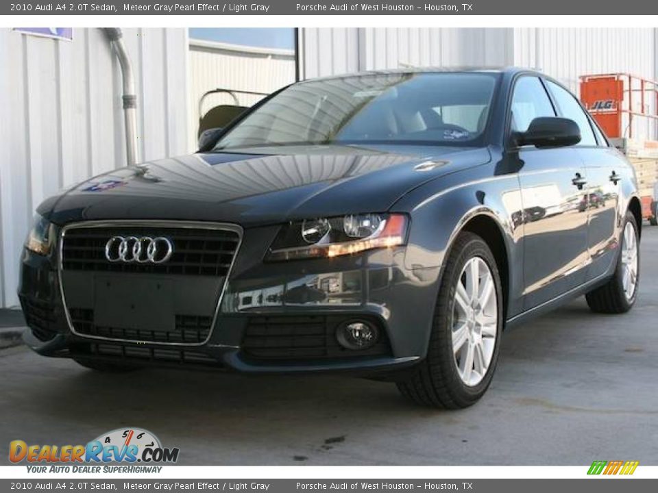 2010 Audi A4 2.0T Sedan Meteor Gray Pearl Effect / Light Gray Photo #1