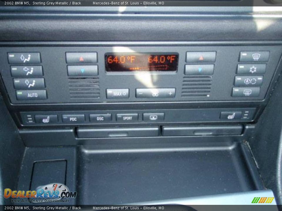 2002 BMW M5 Sterling Grey Metallic / Black Photo #24