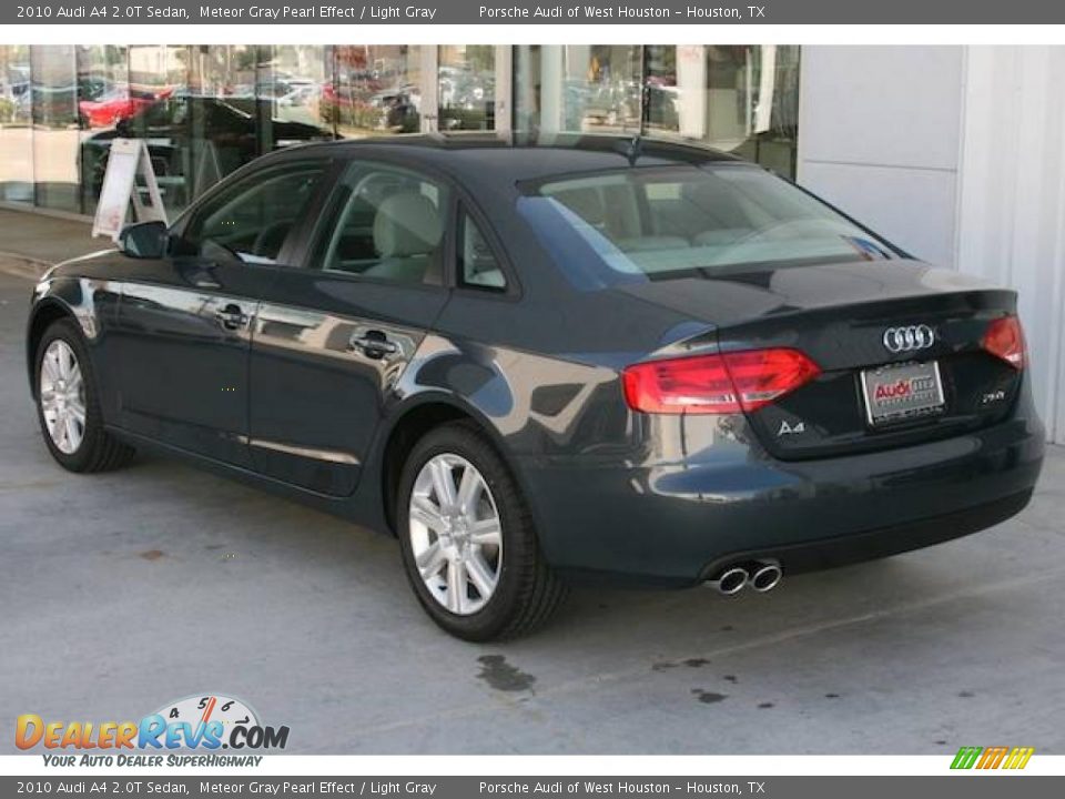 2010 Audi A4 2.0T Sedan Meteor Gray Pearl Effect / Light Gray Photo #3