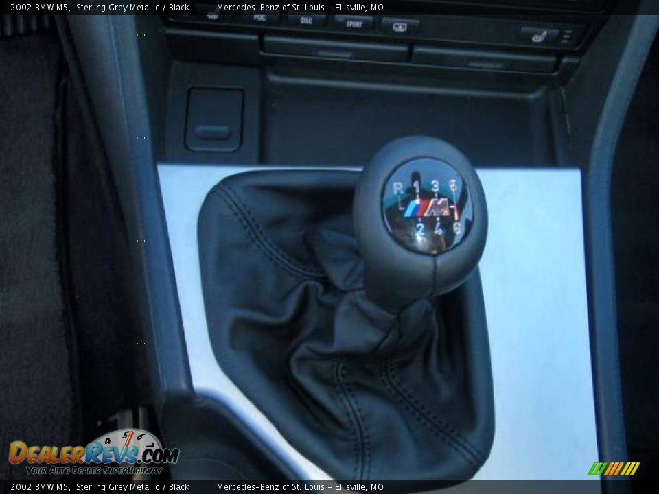 2002 BMW M5 Sterling Grey Metallic / Black Photo #25