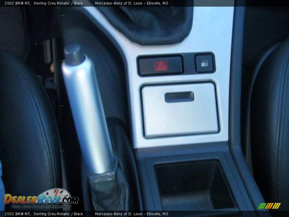 2002 BMW M5 Sterling Grey Metallic / Black Photo #26