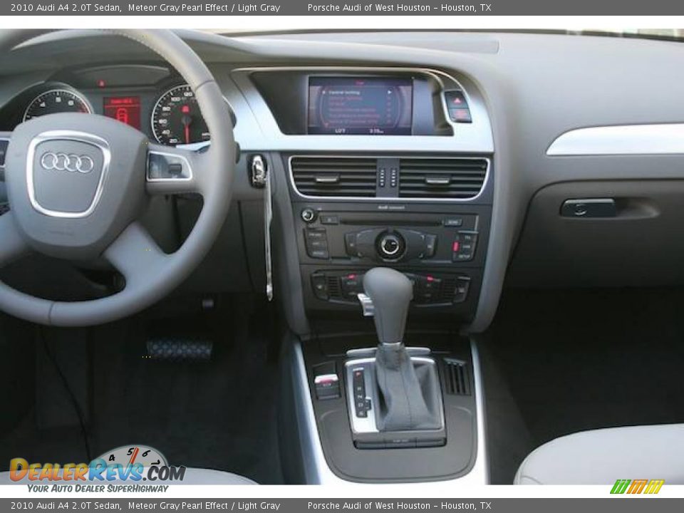 2010 Audi A4 2.0T Sedan Meteor Gray Pearl Effect / Light Gray Photo #5