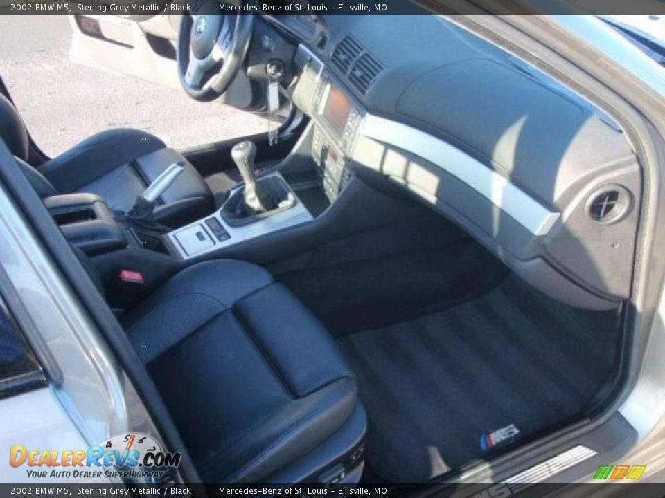 2002 BMW M5 Sterling Grey Metallic / Black Photo #27