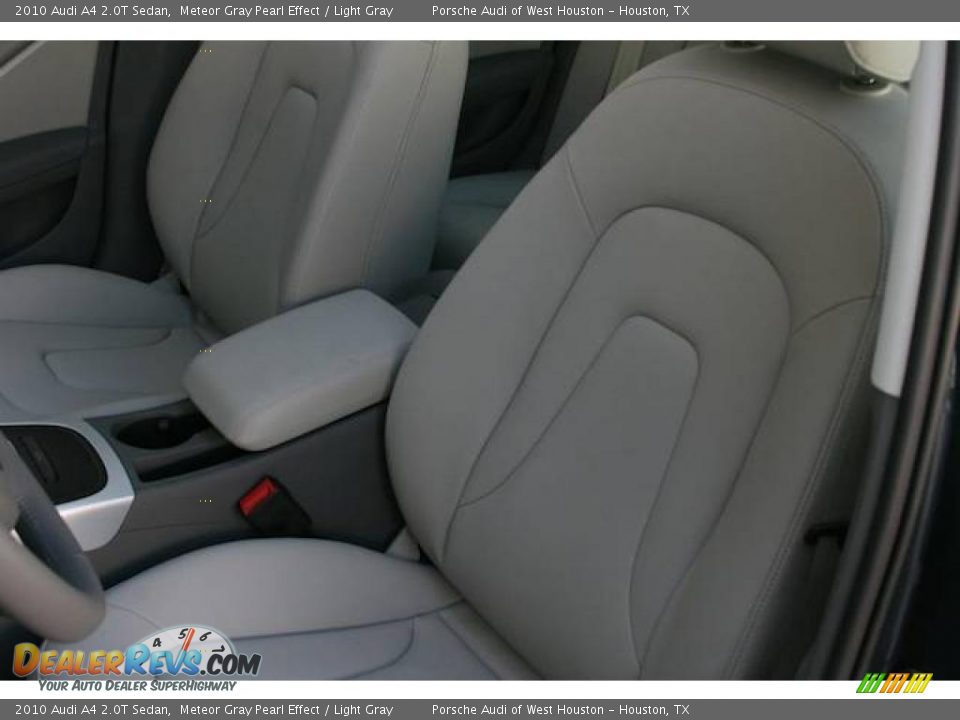 2010 Audi A4 2.0T Sedan Meteor Gray Pearl Effect / Light Gray Photo #6