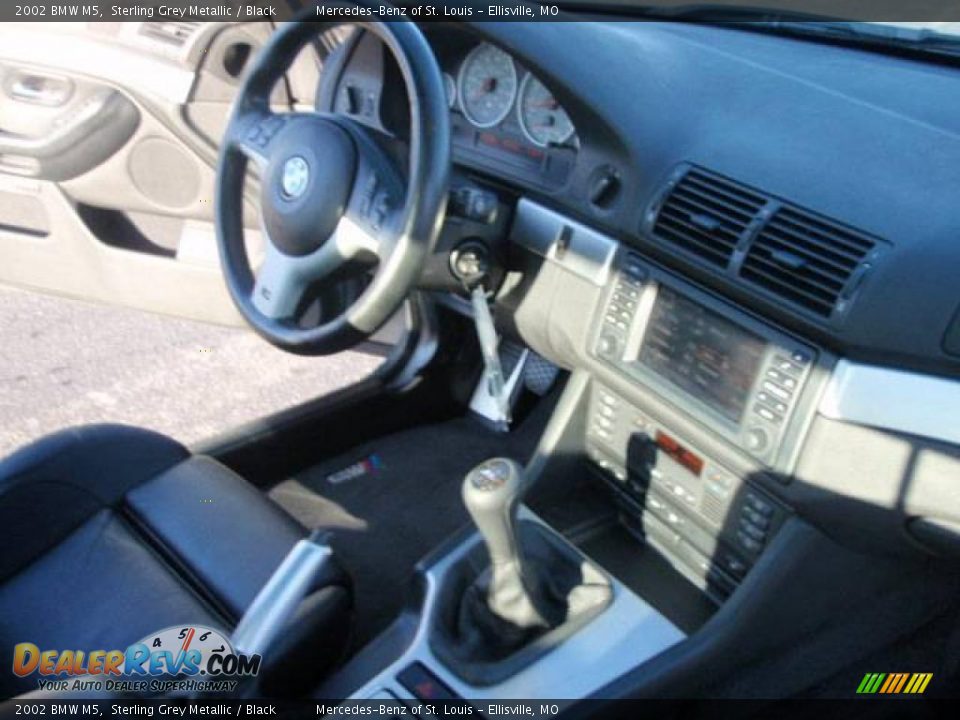 2002 BMW M5 Sterling Grey Metallic / Black Photo #28