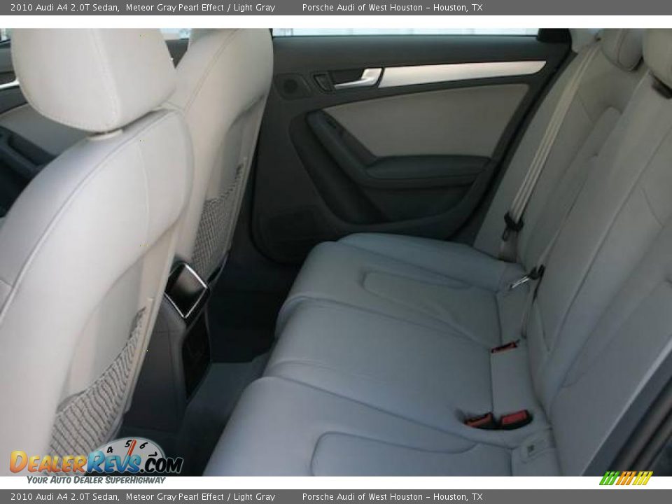 2010 Audi A4 2.0T Sedan Meteor Gray Pearl Effect / Light Gray Photo #7