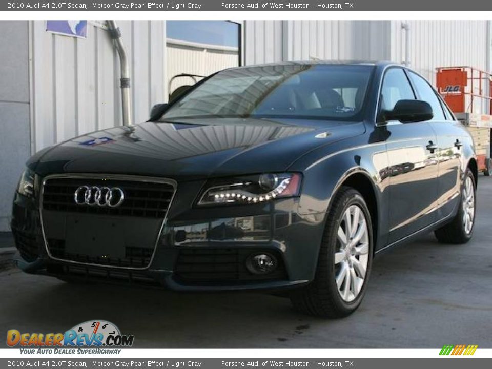 2010 Audi A4 2.0T Sedan Meteor Gray Pearl Effect / Light Gray Photo #1