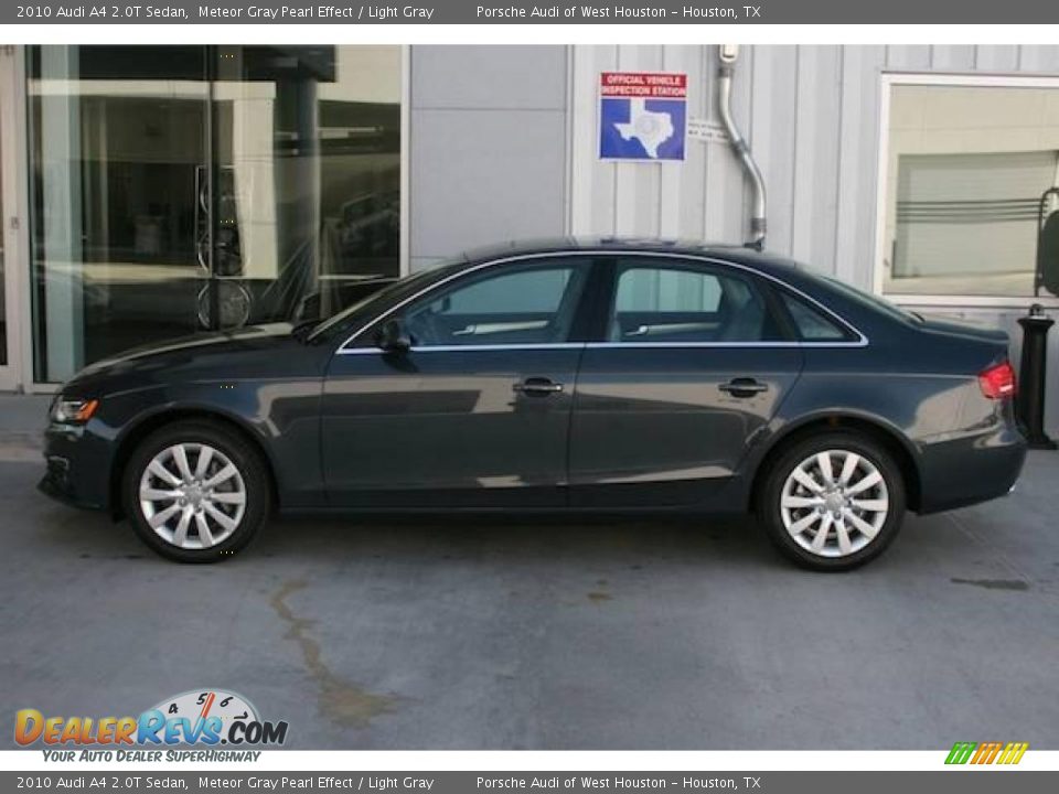 2010 Audi A4 2.0T Sedan Meteor Gray Pearl Effect / Light Gray Photo #2