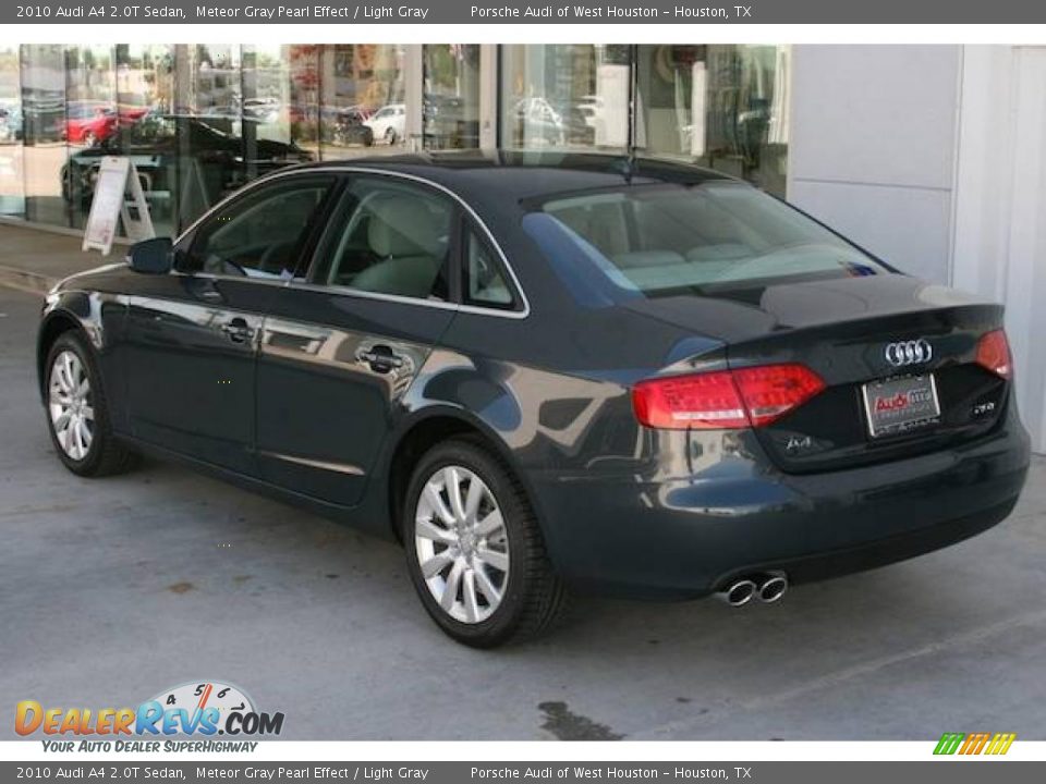 2010 Audi A4 2.0T Sedan Meteor Gray Pearl Effect / Light Gray Photo #3