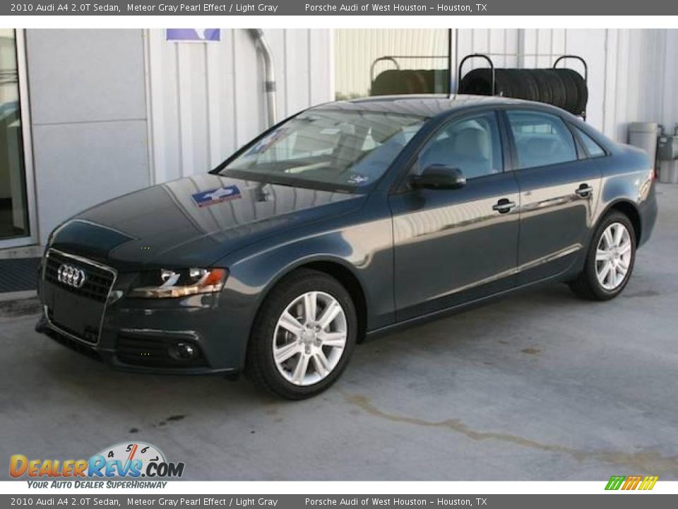 2010 Audi A4 2.0T Sedan Meteor Gray Pearl Effect / Light Gray Photo #11