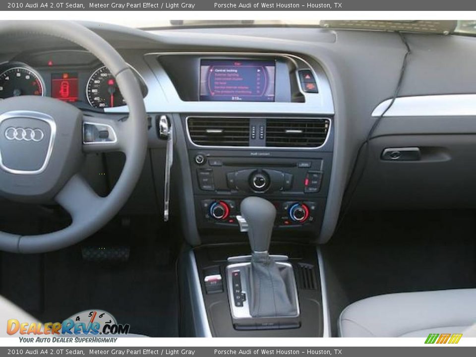 2010 Audi A4 2.0T Sedan Meteor Gray Pearl Effect / Light Gray Photo #5