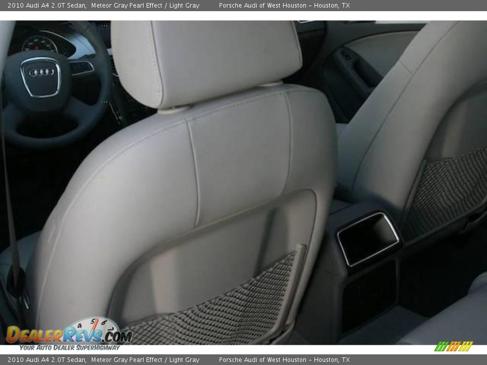 2010 Audi A4 2.0T Sedan Meteor Gray Pearl Effect / Light Gray Photo #13