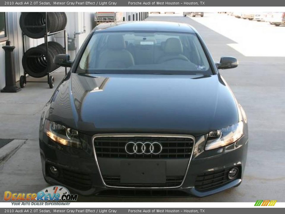 2010 Audi A4 2.0T Sedan Meteor Gray Pearl Effect / Light Gray Photo #14