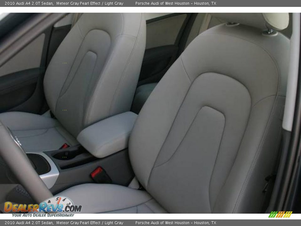 2010 Audi A4 2.0T Sedan Meteor Gray Pearl Effect / Light Gray Photo #6