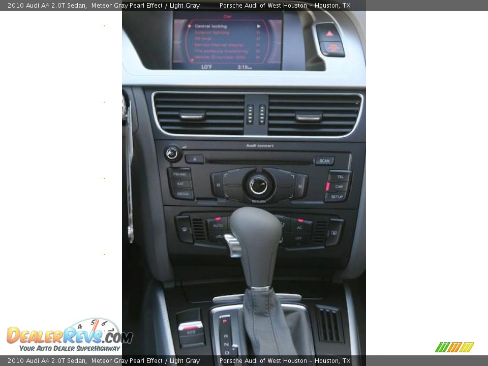 2010 Audi A4 2.0T Sedan Meteor Gray Pearl Effect / Light Gray Photo #15