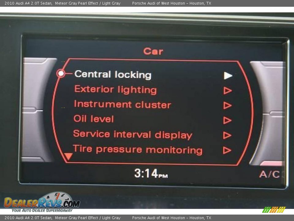 2010 Audi A4 2.0T Sedan Meteor Gray Pearl Effect / Light Gray Photo #8