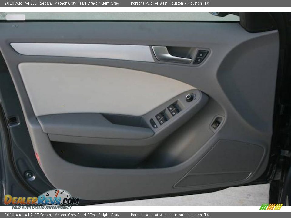 2010 Audi A4 2.0T Sedan Meteor Gray Pearl Effect / Light Gray Photo #17