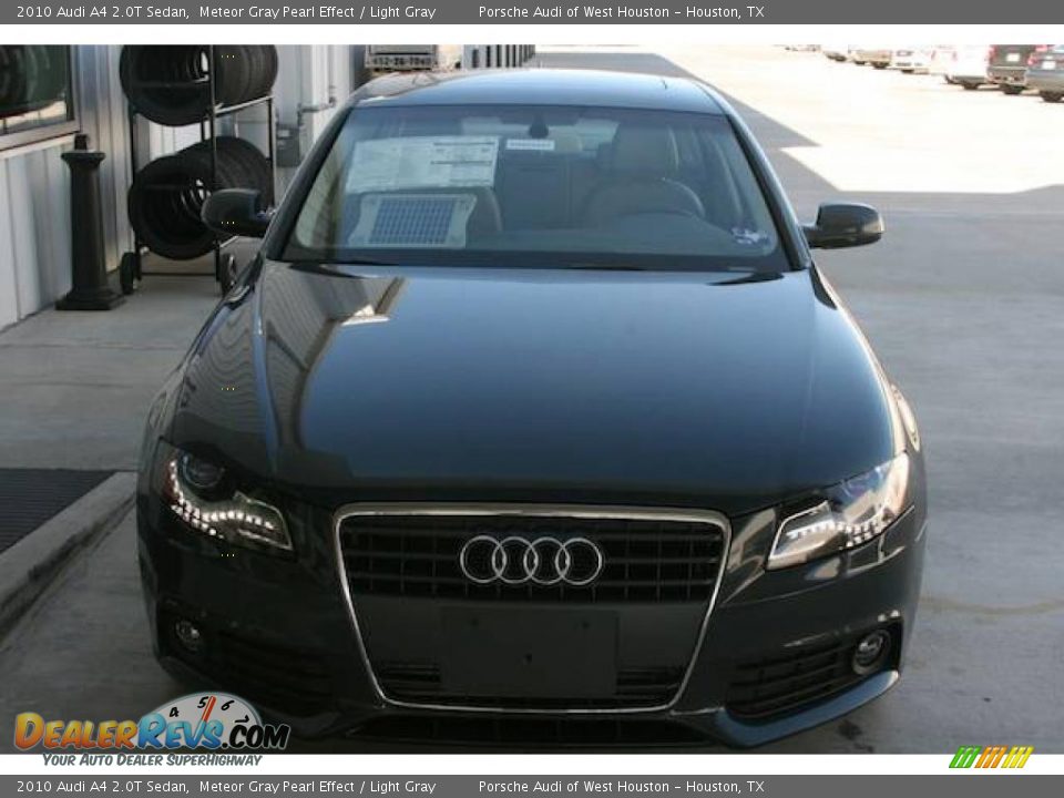 2010 Audi A4 2.0T Sedan Meteor Gray Pearl Effect / Light Gray Photo #10