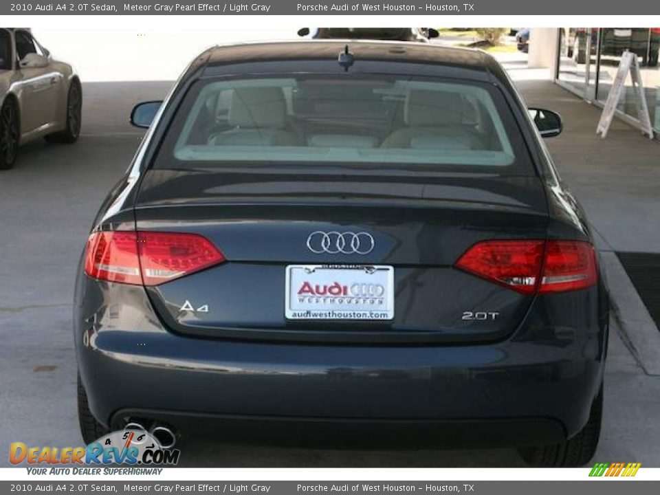 2010 Audi A4 2.0T Sedan Meteor Gray Pearl Effect / Light Gray Photo #13