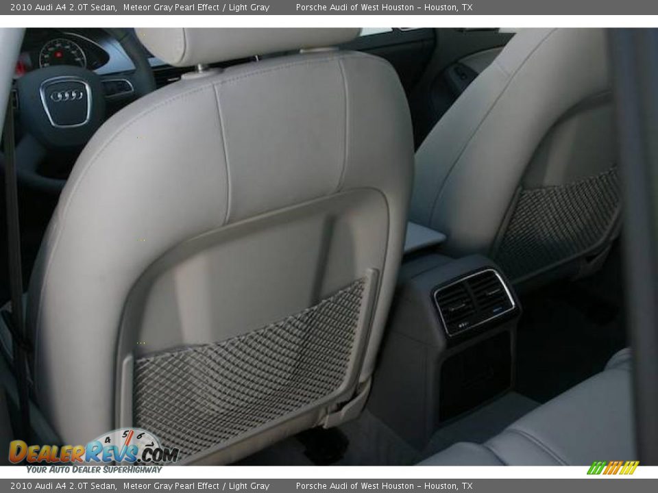 2010 Audi A4 2.0T Sedan Meteor Gray Pearl Effect / Light Gray Photo #14