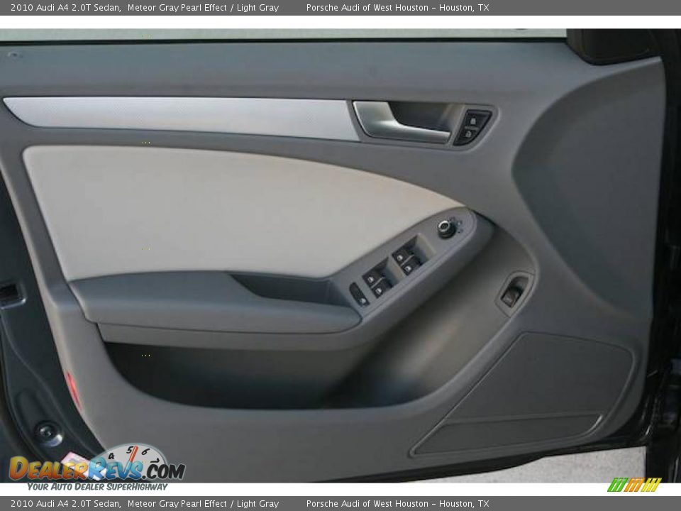 2010 Audi A4 2.0T Sedan Meteor Gray Pearl Effect / Light Gray Photo #15
