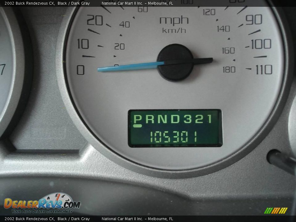 2002 Buick Rendezvous CX Black / Dark Gray Photo #5