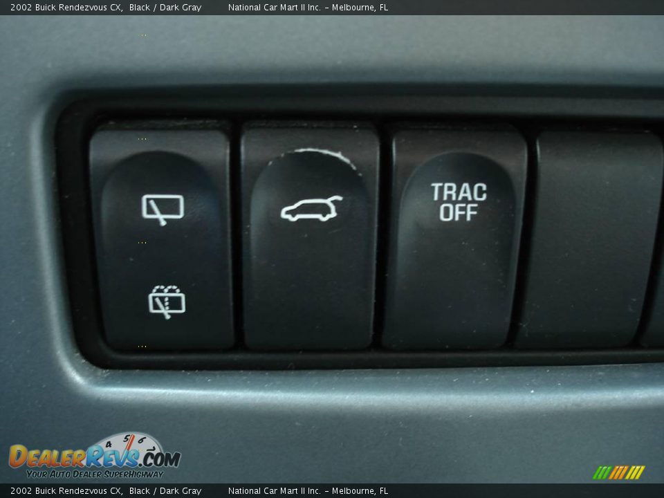 2002 Buick Rendezvous CX Black / Dark Gray Photo #6