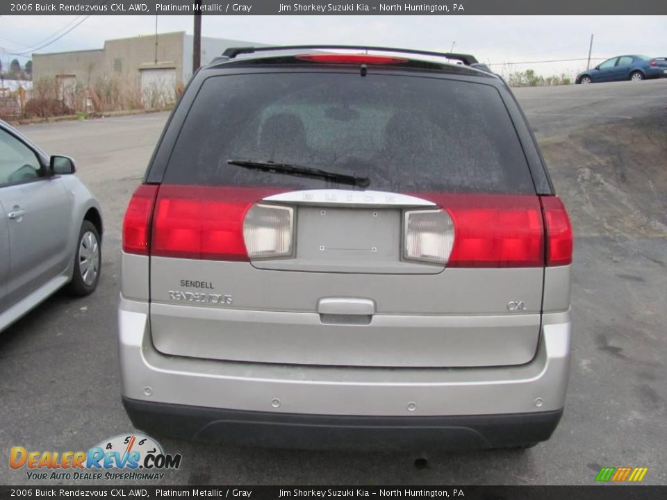 2006 Buick Rendezvous CXL AWD Platinum Metallic / Gray Photo #4