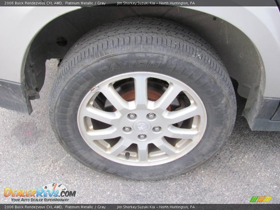 2006 Buick Rendezvous CXL AWD Platinum Metallic / Gray Photo #6