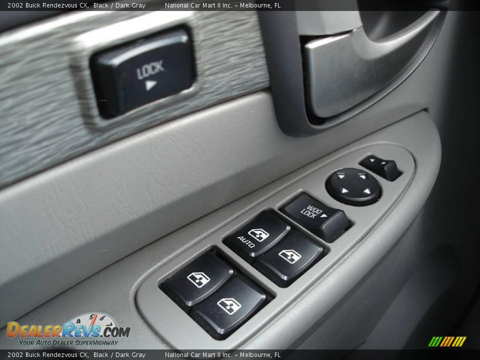2002 Buick Rendezvous CX Black / Dark Gray Photo #9