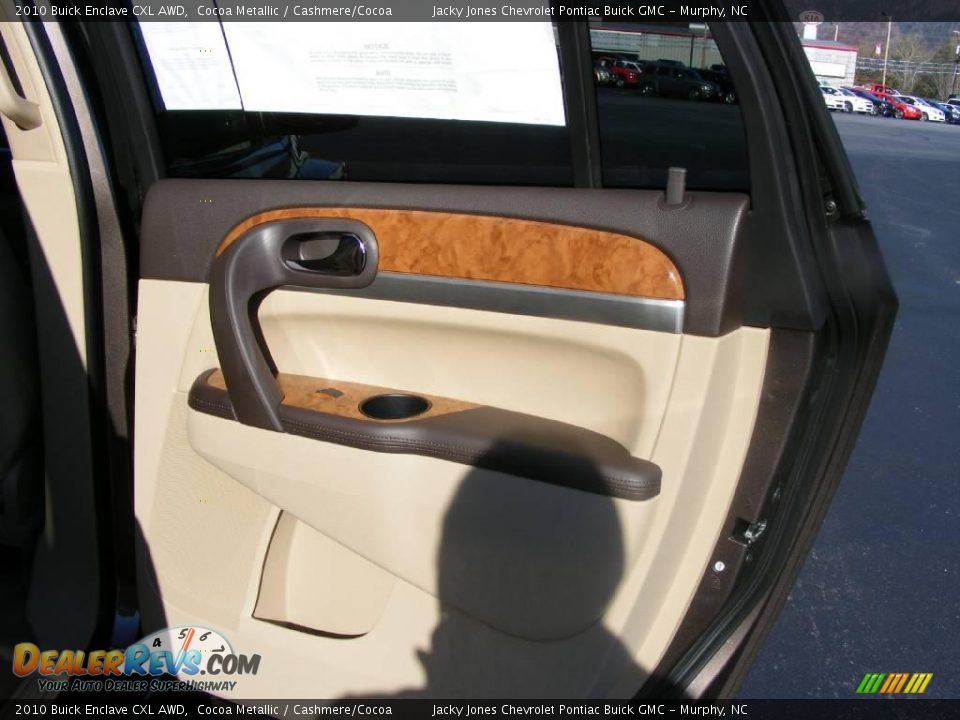 2010 Buick Enclave CXL AWD Cocoa Metallic / Cashmere/Cocoa Photo #10