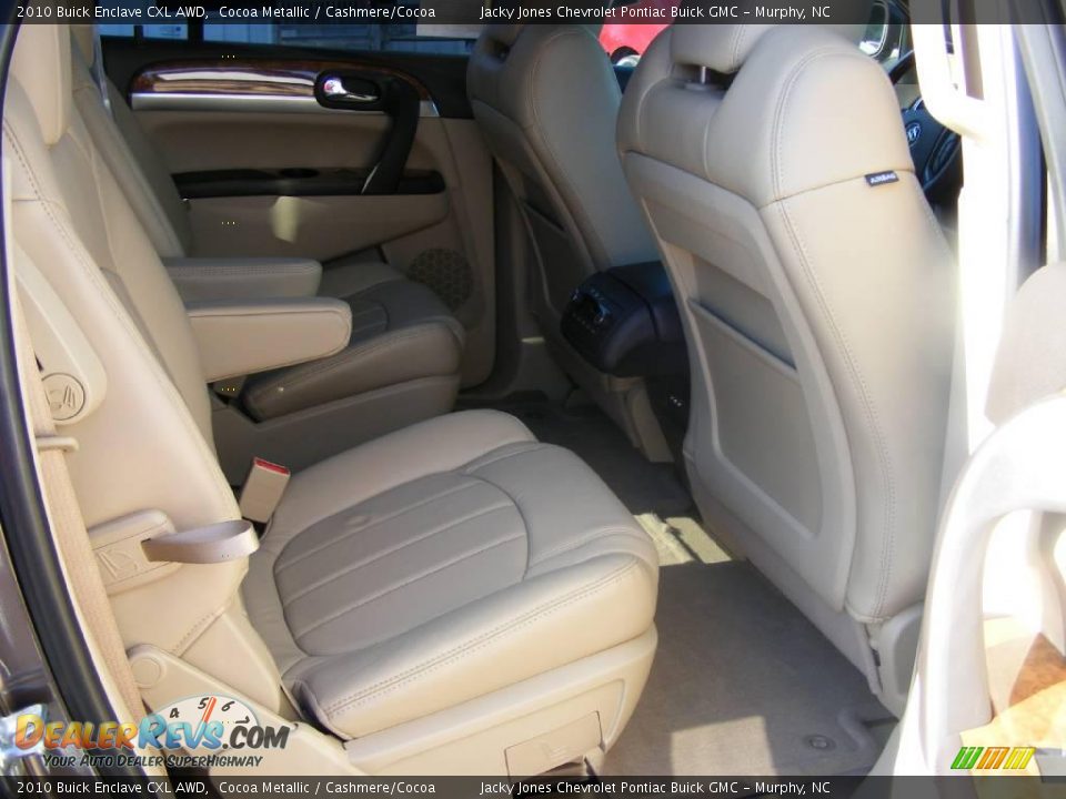 2010 Buick Enclave CXL AWD Cocoa Metallic / Cashmere/Cocoa Photo #12