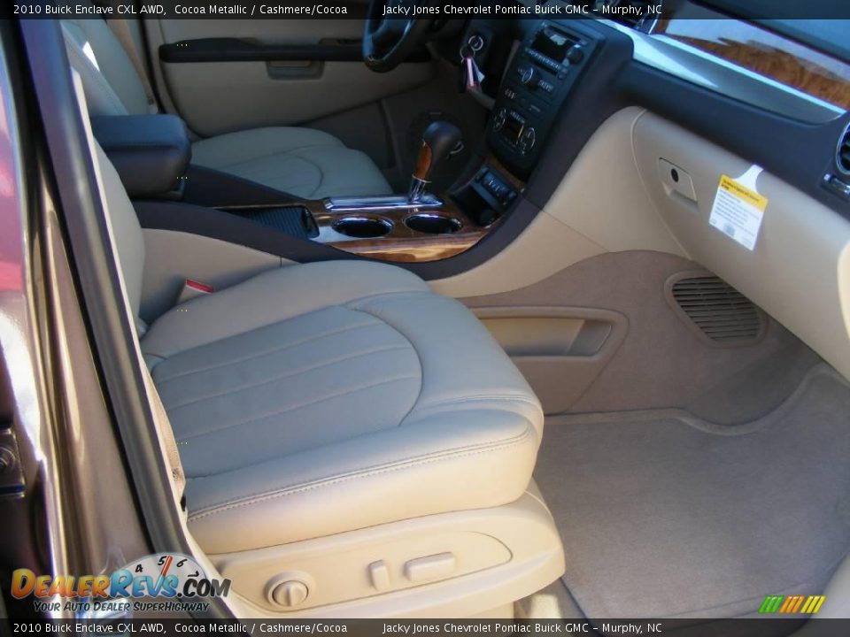 2010 Buick Enclave CXL AWD Cocoa Metallic / Cashmere/Cocoa Photo #15