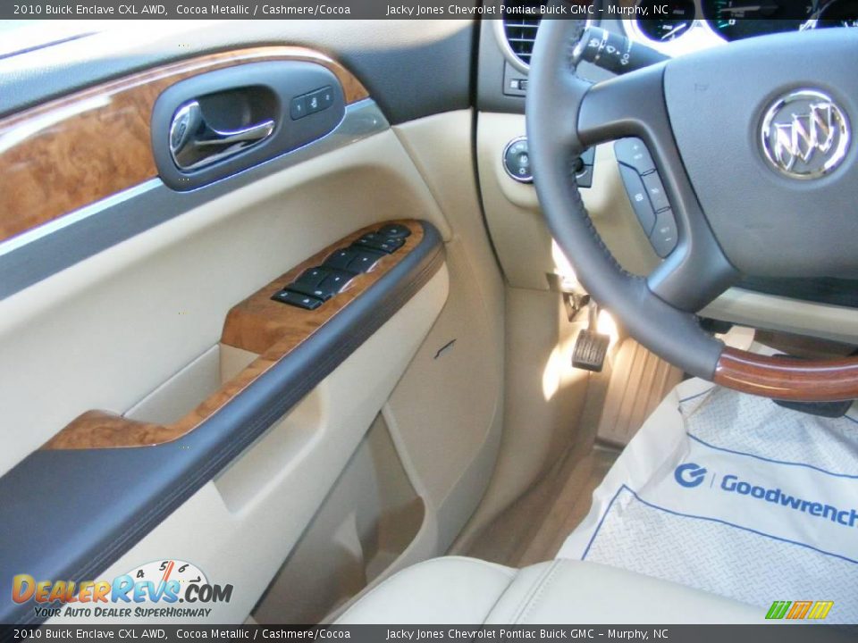 2010 Buick Enclave CXL AWD Cocoa Metallic / Cashmere/Cocoa Photo #16