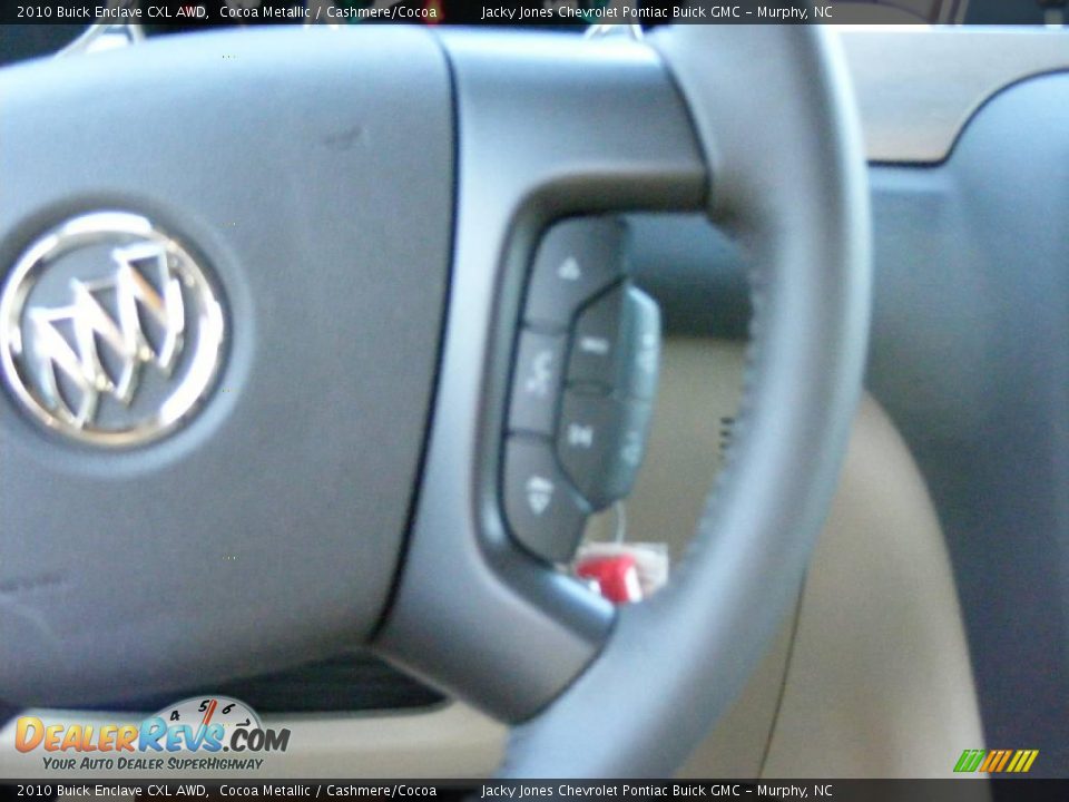 2010 Buick Enclave CXL AWD Cocoa Metallic / Cashmere/Cocoa Photo #18