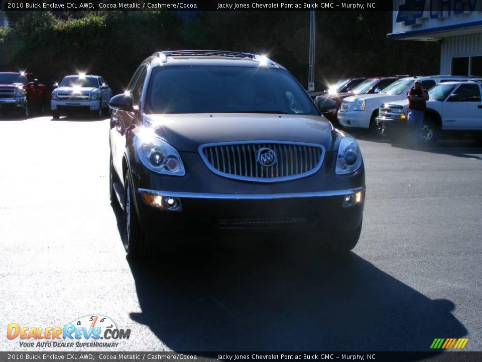 2010 Buick Enclave CXL AWD Cocoa Metallic / Cashmere/Cocoa Photo #22