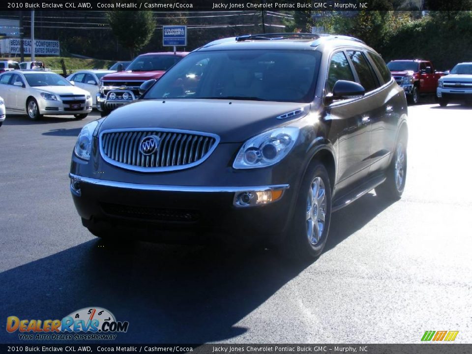 2010 Buick Enclave CXL AWD Cocoa Metallic / Cashmere/Cocoa Photo #27