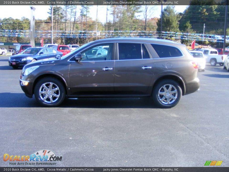 2010 Buick Enclave CXL AWD Cocoa Metallic / Cashmere/Cocoa Photo #28