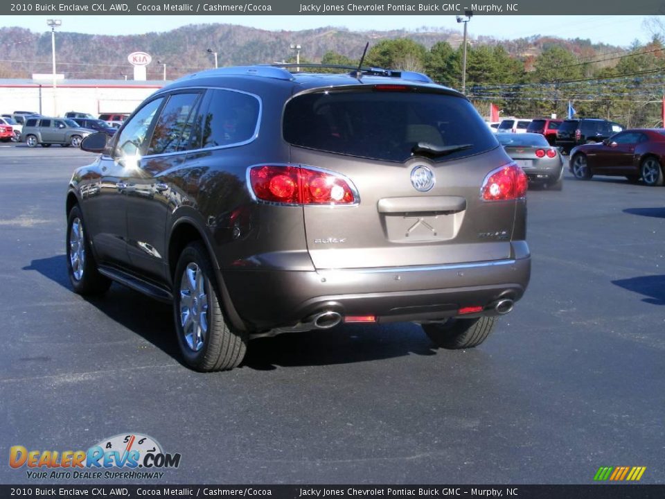 2010 Buick Enclave CXL AWD Cocoa Metallic / Cashmere/Cocoa Photo #29