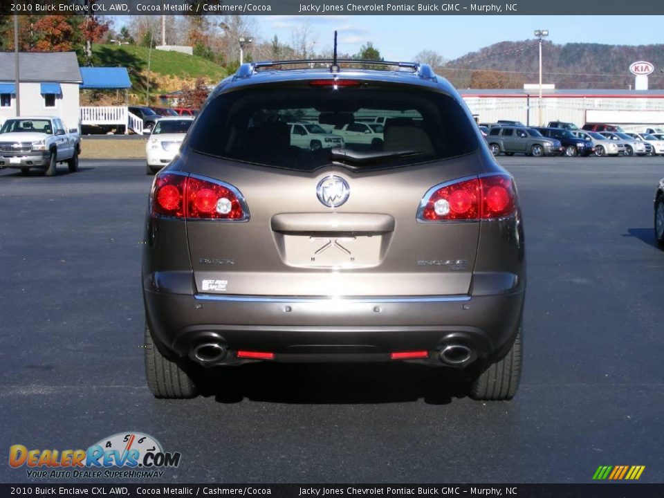 2010 Buick Enclave CXL AWD Cocoa Metallic / Cashmere/Cocoa Photo #30