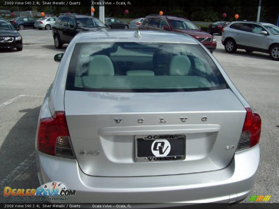 2009 Volvo S40 2.4i Silver Metallic / Quartz Photo #6