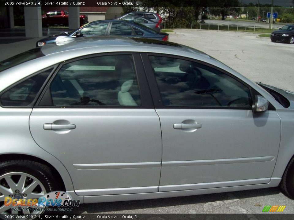 2009 Volvo S40 2.4i Silver Metallic / Quartz Photo #8