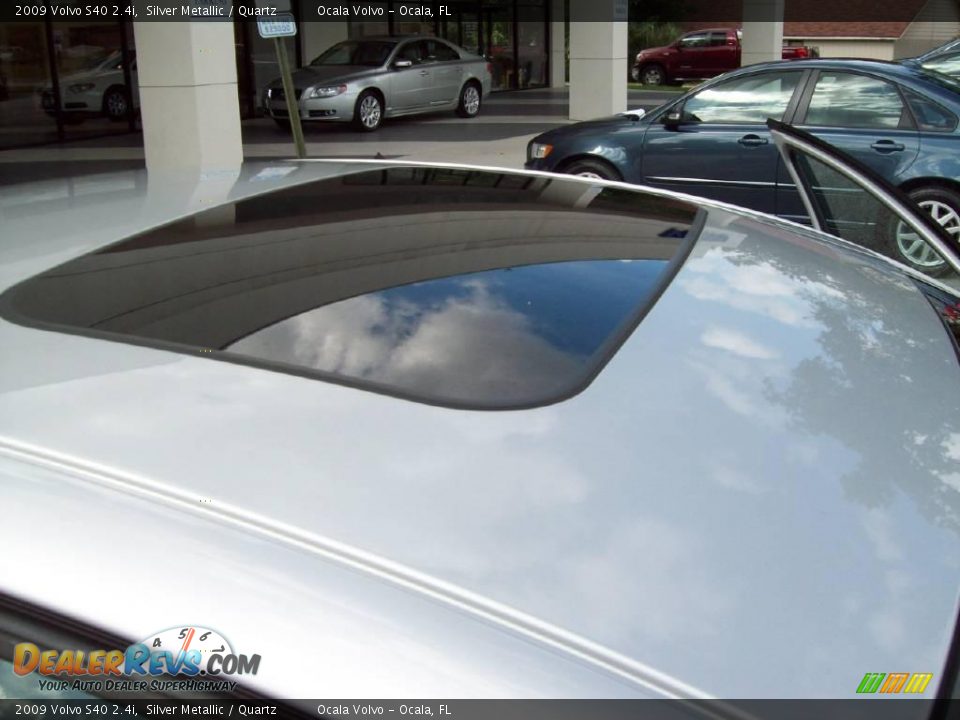 2009 Volvo S40 2.4i Silver Metallic / Quartz Photo #27