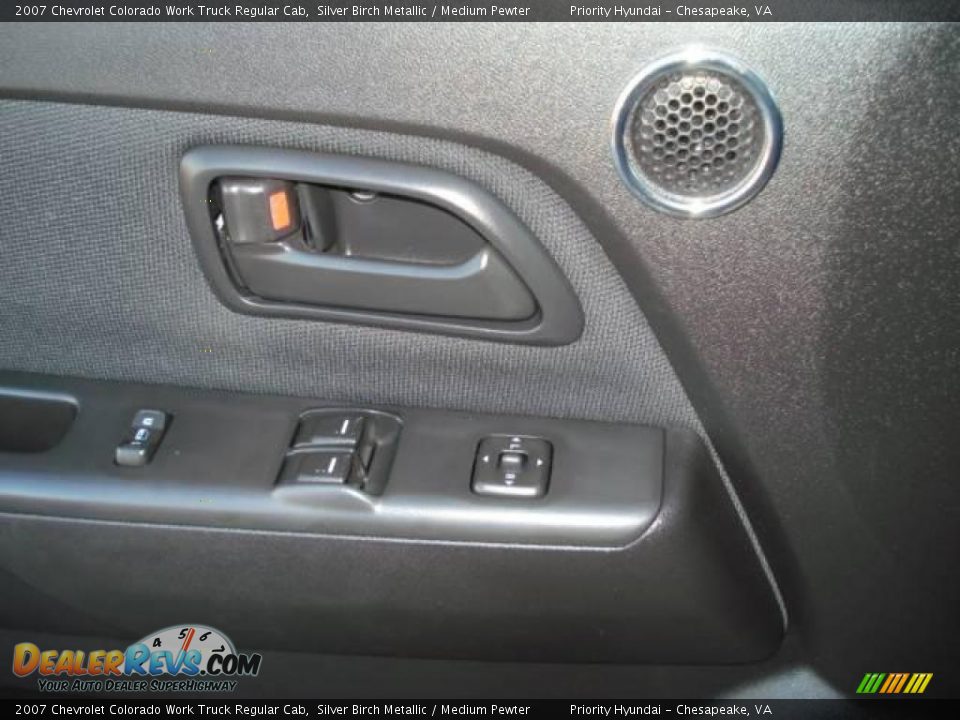 2007 Chevrolet Colorado Work Truck Regular Cab Silver Birch Metallic / Medium Pewter Photo #7