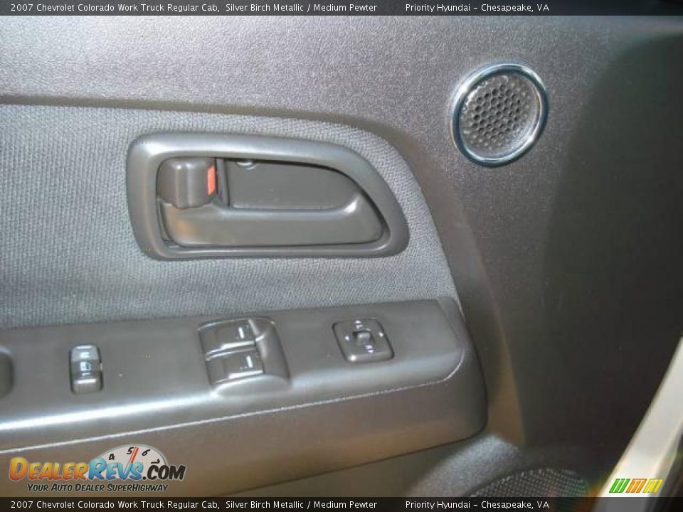 2007 Chevrolet Colorado Work Truck Regular Cab Silver Birch Metallic / Medium Pewter Photo #12