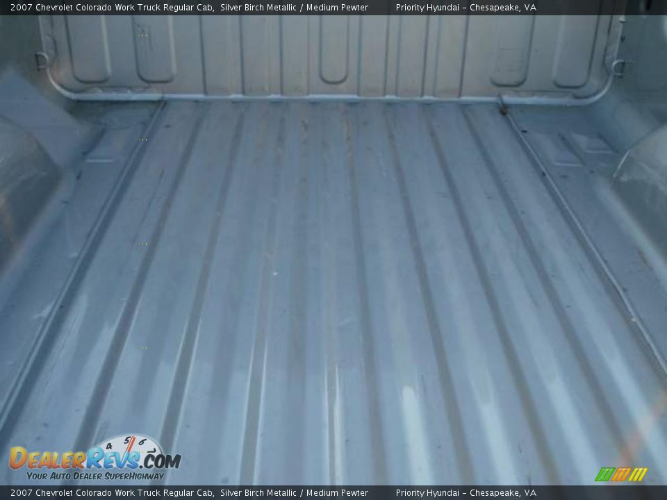 2007 Chevrolet Colorado Work Truck Regular Cab Silver Birch Metallic / Medium Pewter Photo #15