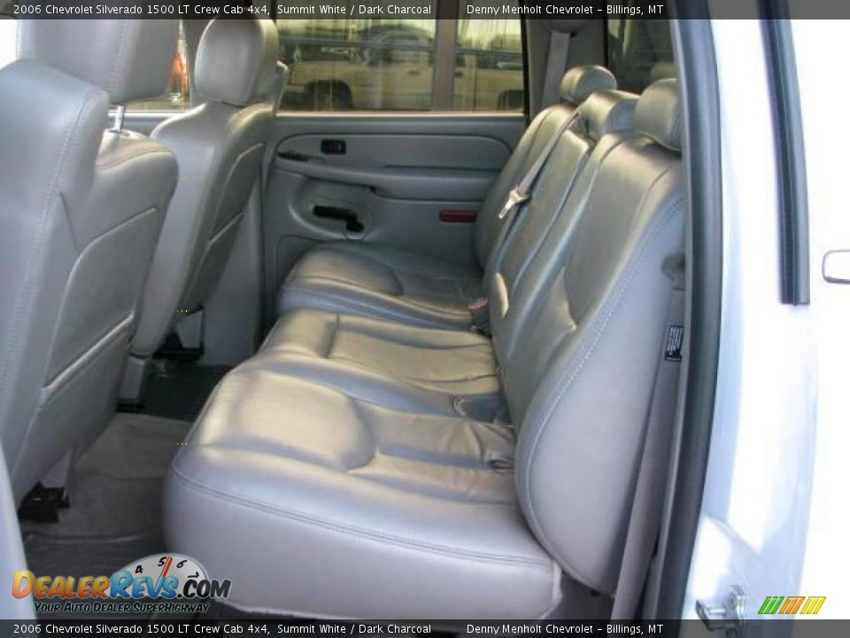 2006 Chevrolet Silverado 1500 LT Crew Cab 4x4 Summit White / Dark Charcoal Photo #8