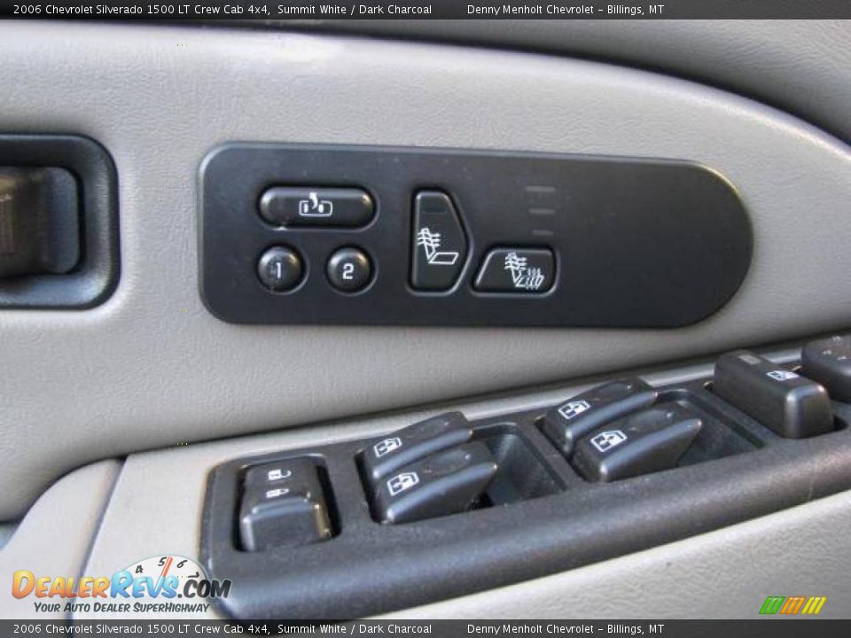 2006 Chevrolet Silverado 1500 LT Crew Cab 4x4 Summit White / Dark Charcoal Photo #12